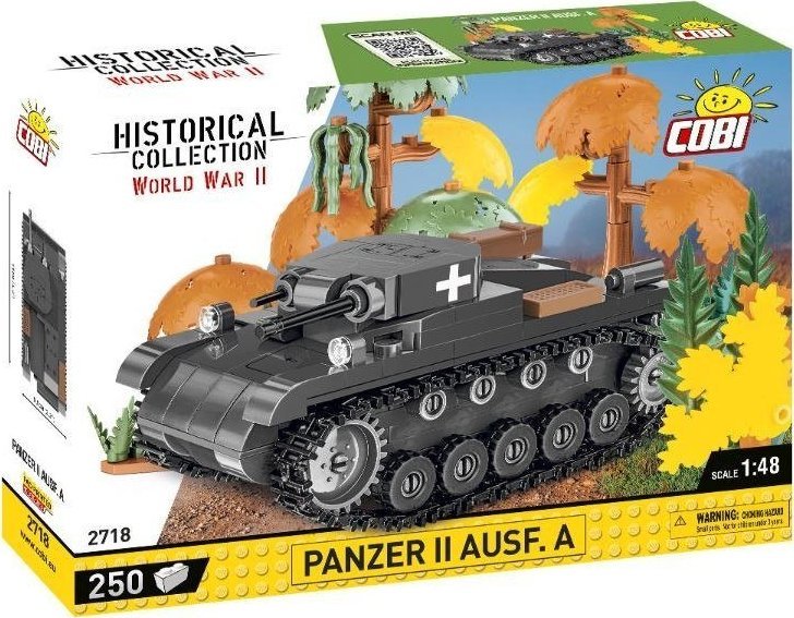 Cobi HC WWII Czołg Panzer II Ausf. A 250 el.