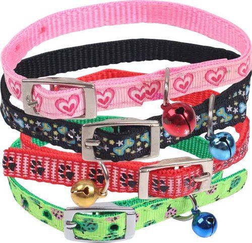 Nobleza Obroża ze wzorem i dzwoneczkiem Obroża ze wzorem i dzwoneczkiem