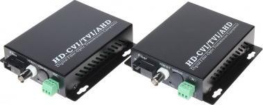Konwerter światłowodowy ŚWIATŁOWODOWY KONWERTER WIDEO OVH-1D/SC 1X VIDEO + RS-485 KOMPLET TXRX