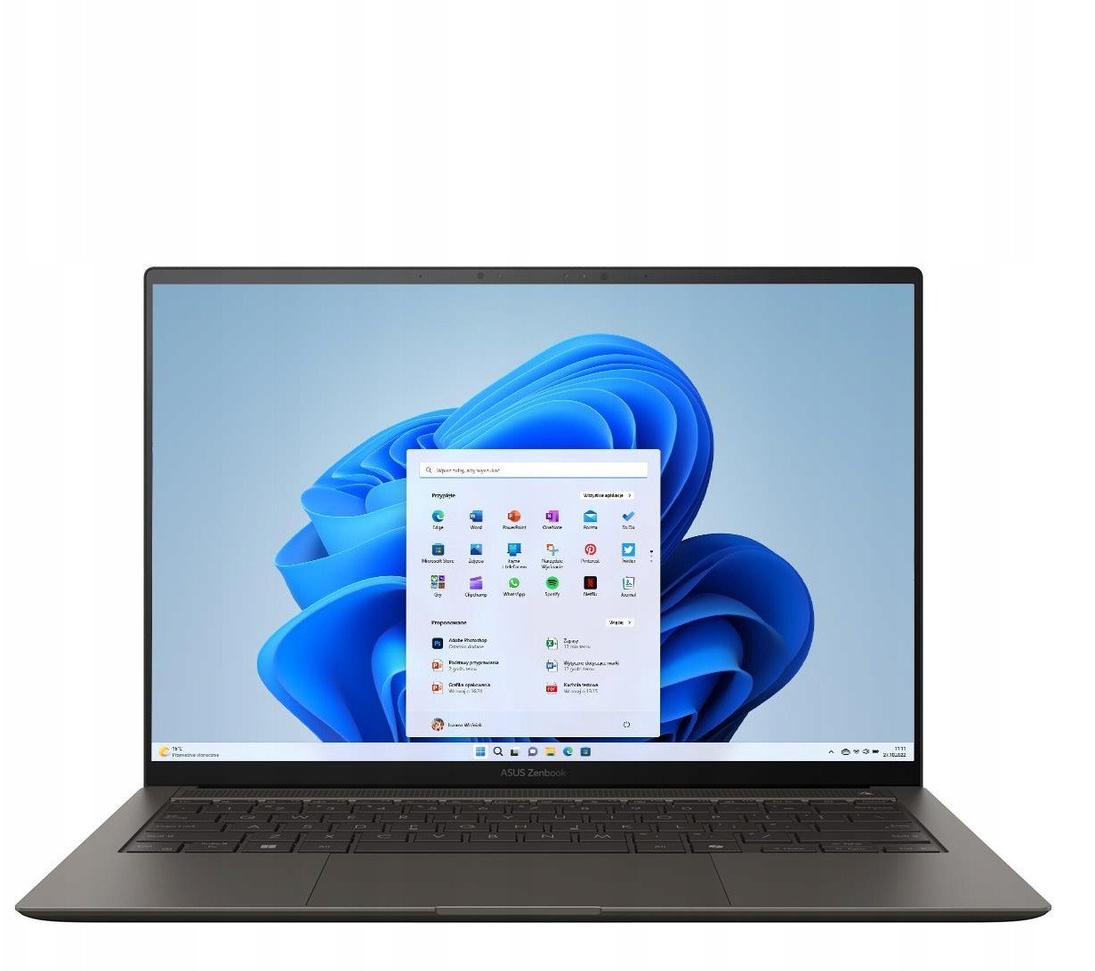 Laptop ASUS Zenbook S 14 OLED UX5406SA-PV031W Ultra 5 226V 14" 3K 120Hz 0,2ms 16GB 1000SSD W11
