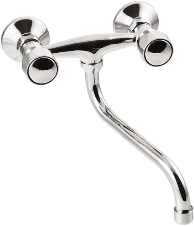 Bateria kuchenna Invena Modena ścienna chrom (BC-11-FOS)