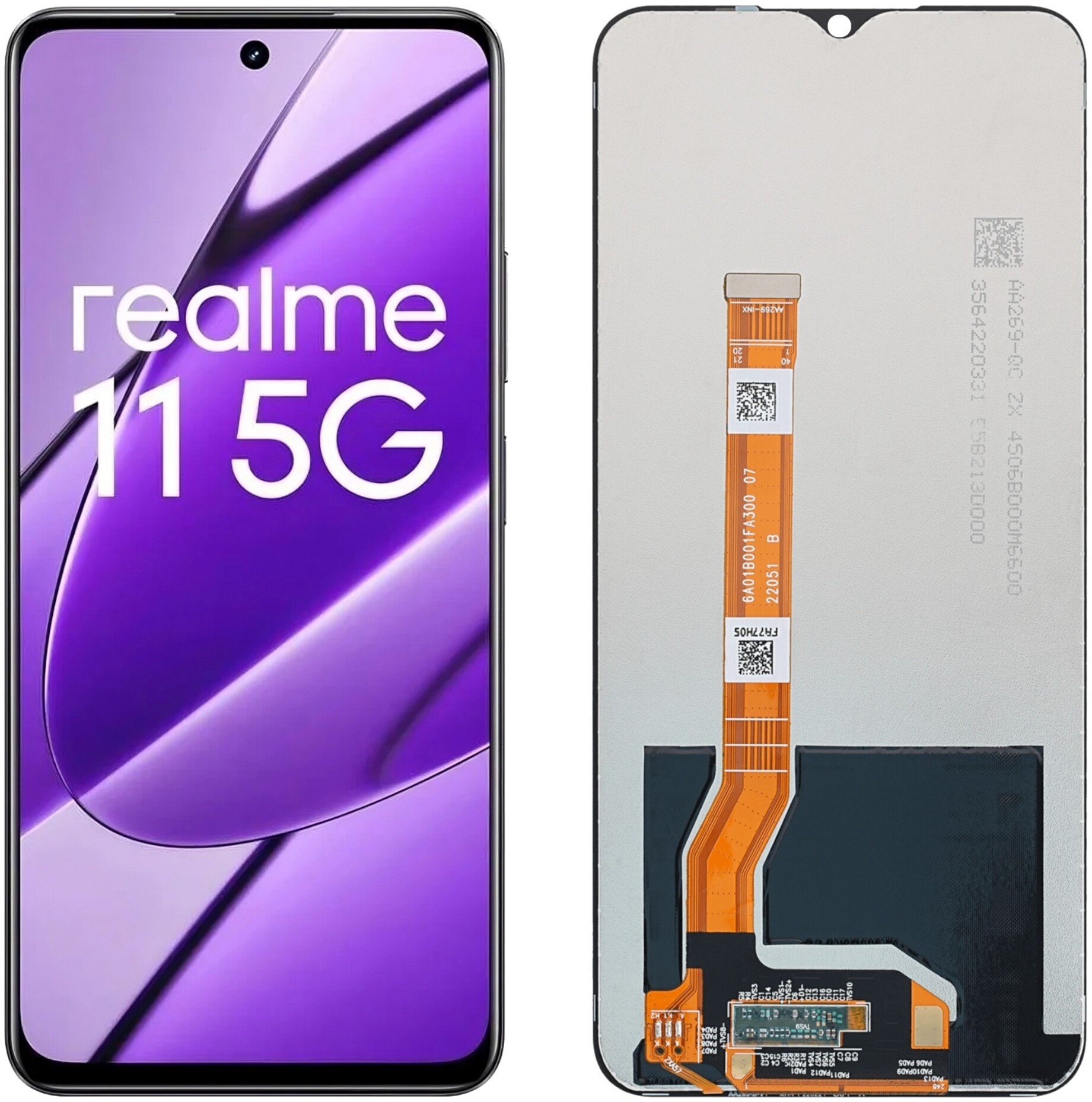 Wyświetlacz do Realme 11 5G LCD RMX3780 Ekran
