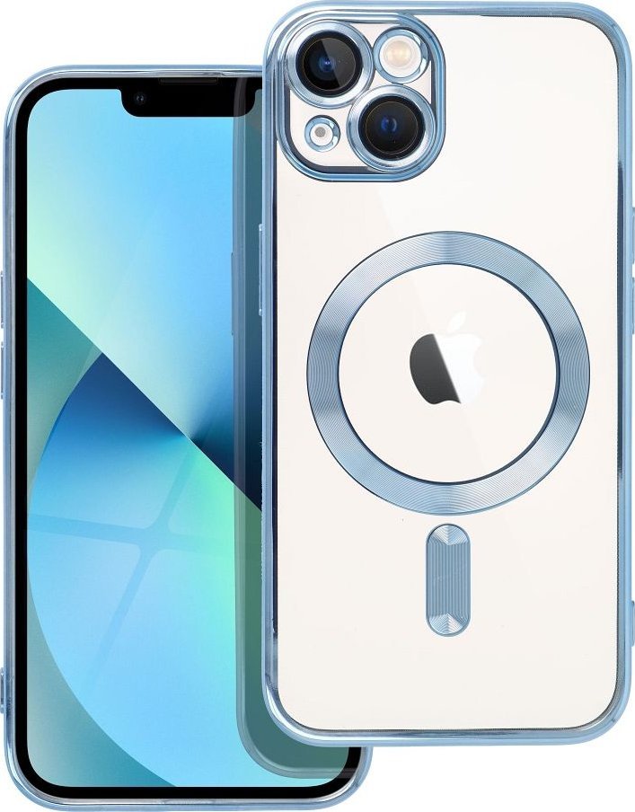 OEM Futerał ELECTRO MAG COVER kompatybilny z MagSafe do IPHONE 13 niebieski