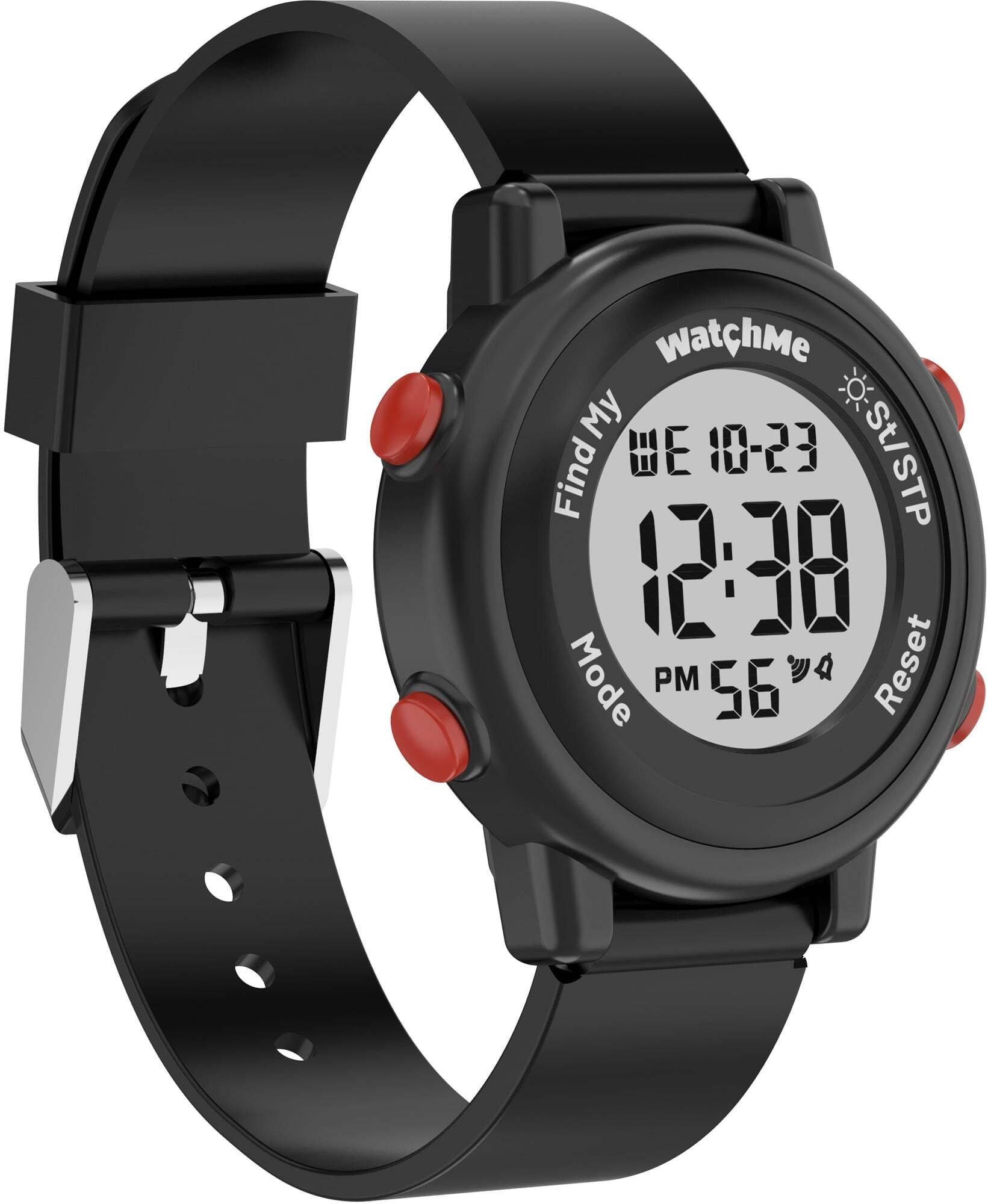 SmartwatchSpongeDigital Watch WatchMe with FindMy feature Black