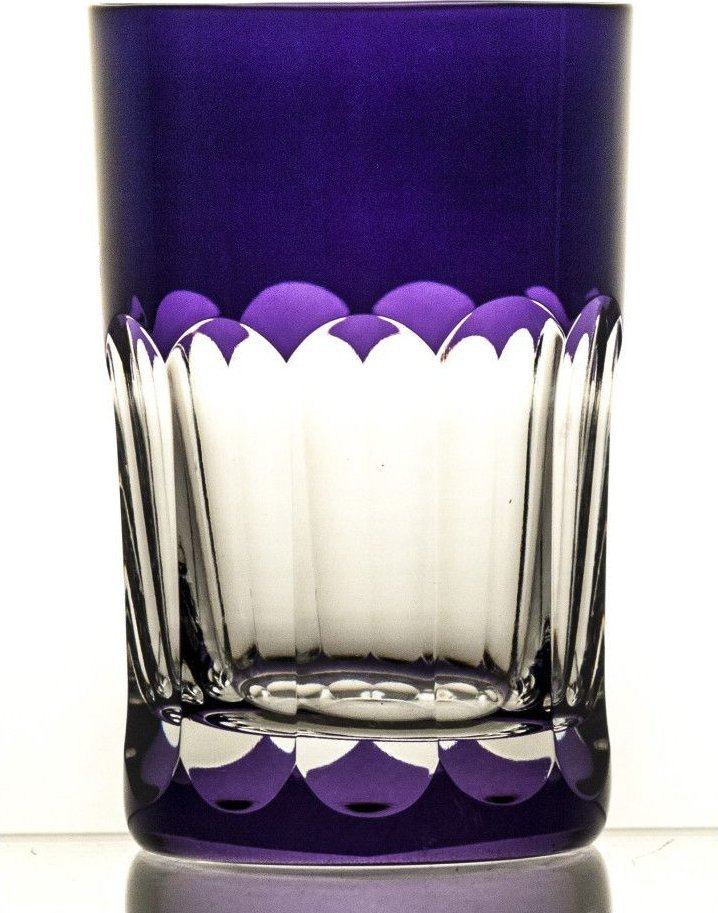 Crystal Julia Crystal Julia Szklanki kolorowe do herbaty soku kryształ