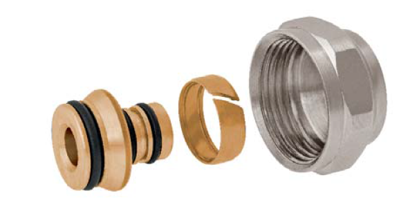 Kisan Złączka przygrzejnikowa Eurokonus G3/4"x16x2 (21.32.12)