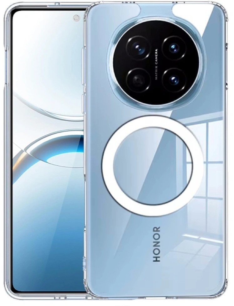 Etui Supero do Honor Magic 7 Lite Magsafe, przezroczyste