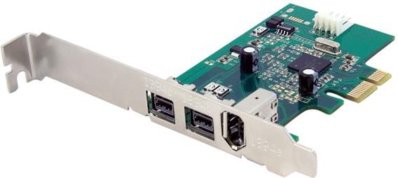 Kontroler StarTech PCIe x1 - 2x FireWire 800 + 1x FireWire 400 (PEX1394B3)