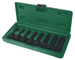 Jonnesway Zestaw nasadek trzpieniowych Torx udarowych 1/2" T30-T80 8szt. (S06A408S)