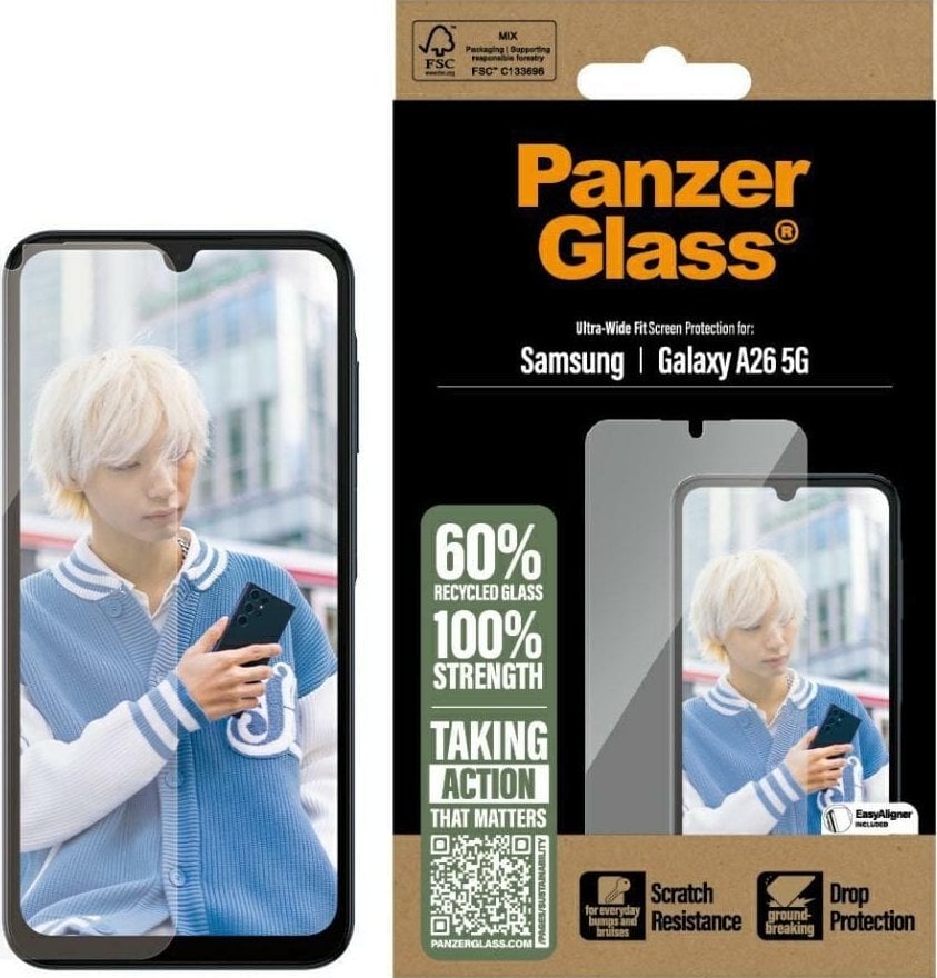 PanzerGlass Szkło hartowane Ultra-Wide Fit do Samsung Galaxy A26 5G