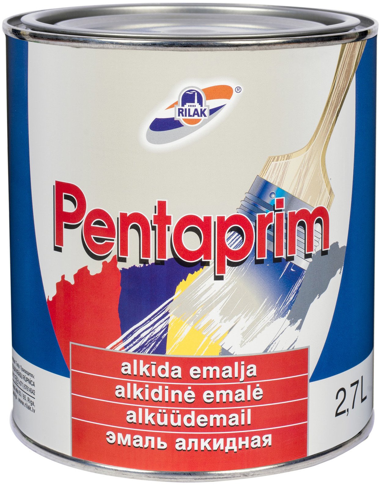 Rilak ALKYD ENAMEL PAINT PENTAPRIM BLUE 2.7L