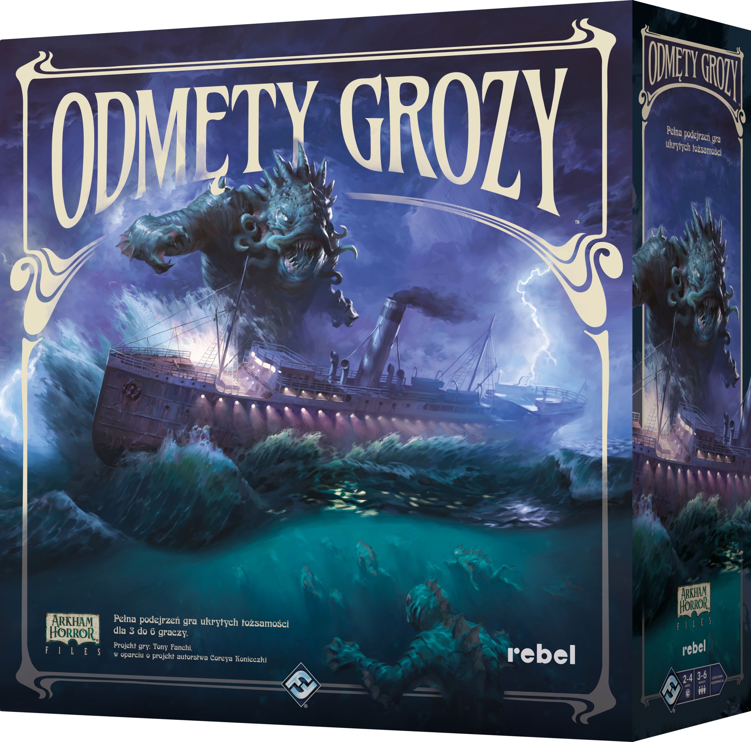 Rebel Rebel Gra planszowa Odmęty Grozy + dodatek Otchłań