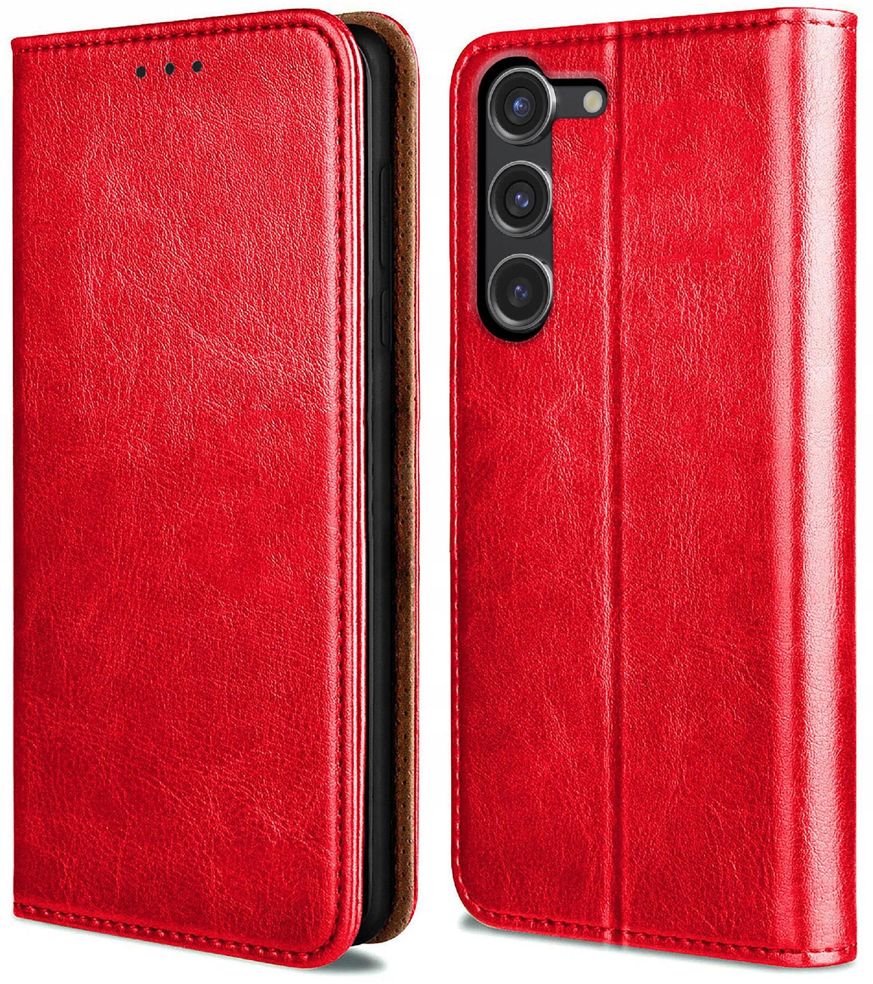 Etui do Samsung Galaxy A35 5G CASE SKÓRZANE + SZKŁO OCHRONNE 9H