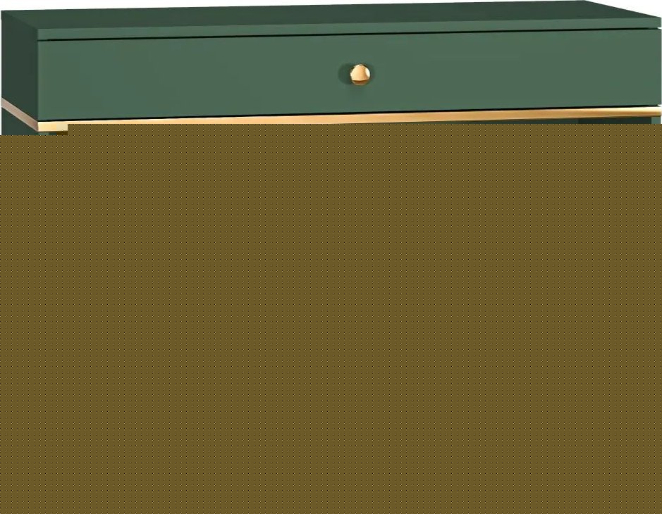 ML Meble Toaletka GRIN zielona ML MEBLE