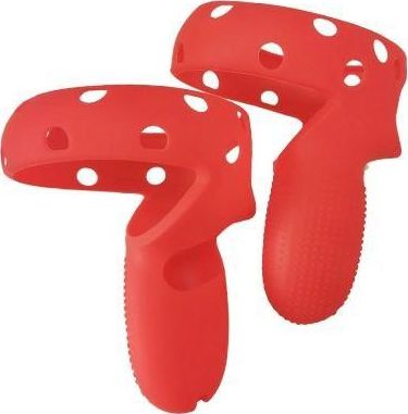 Vortex Virtual Reality Silikonowe pokrowce do kontrolerów Oculus Quest 2 czerwony