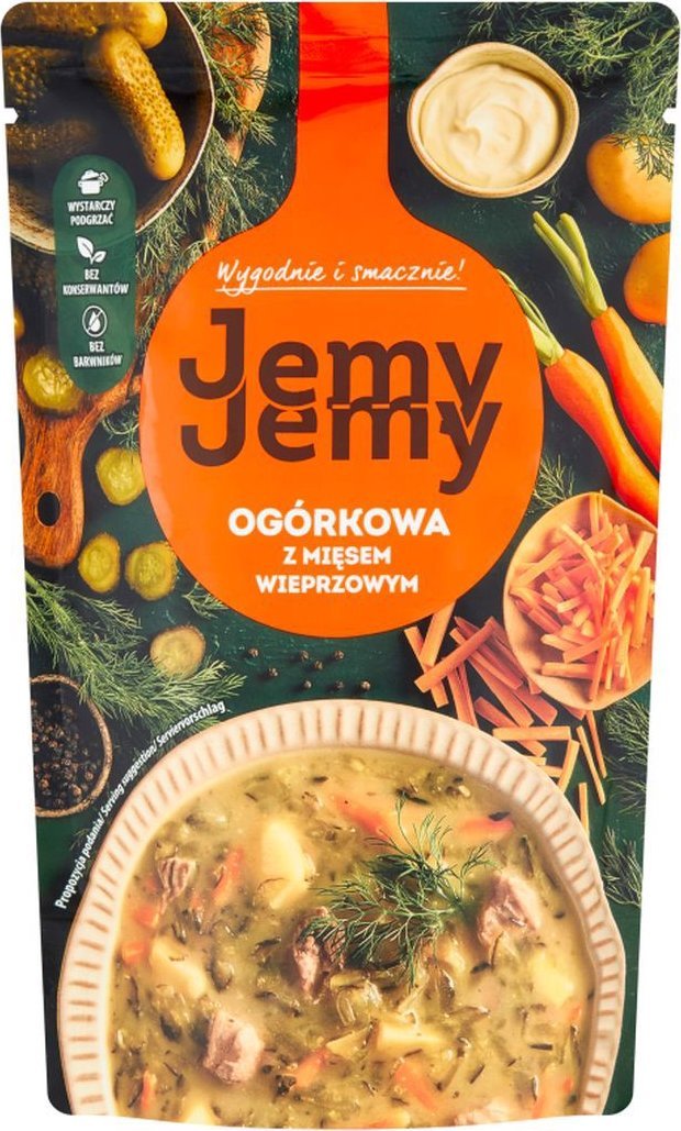 JemyJemy JemyJemy Ogórkowa z mięsem wieprzowym 450 g