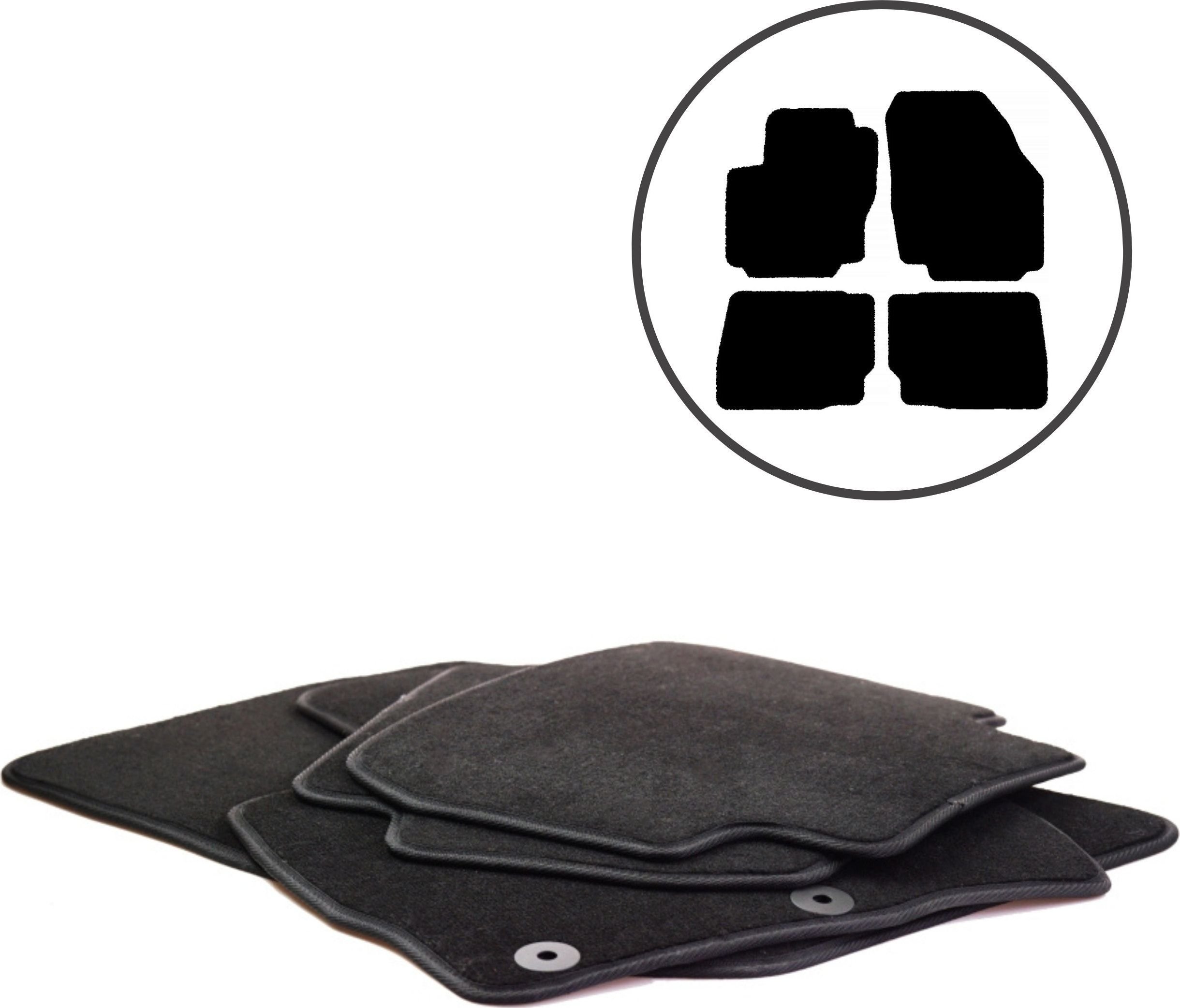 Dikel 4 Dywaniki samochodowe Ford Mondeo MK4 2012-2014