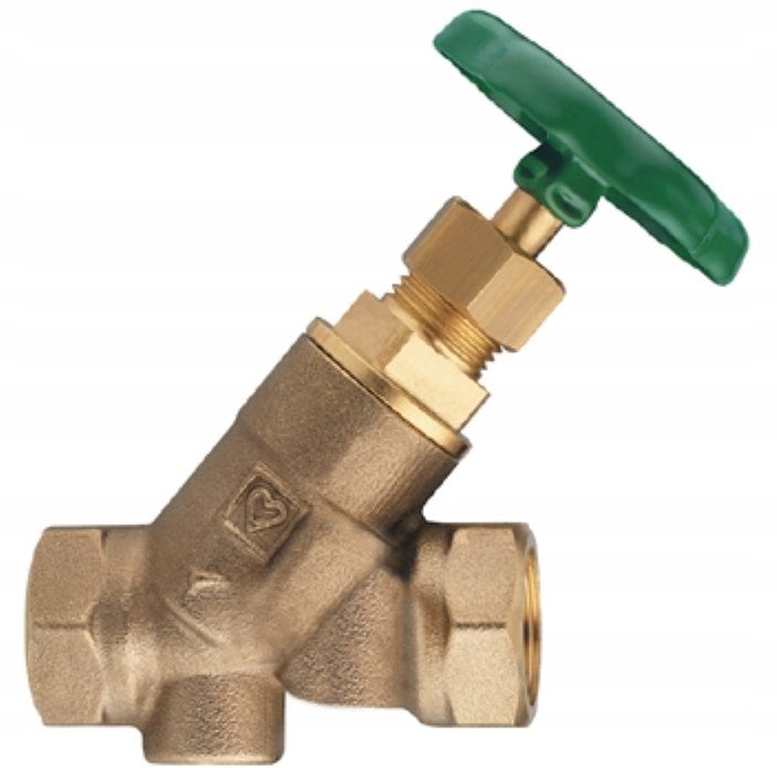 Herz Zawór odcinający STRÖMAX-W do instalacji wody pitnej, kątowy, gwint wewnętrzny Rp. Przepływ min 1,0 l/s, DN 20