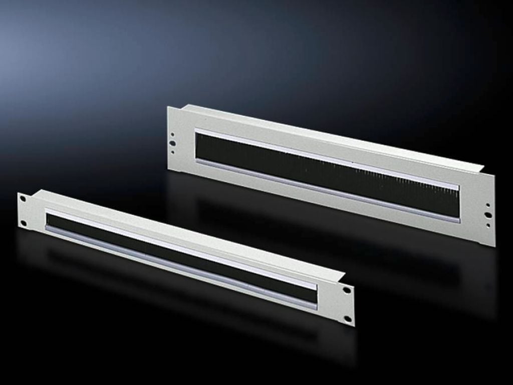 m_Rittal Panel przelotowy do kabli z listwą szczotkową 482,6 mm (19") (7140.535)