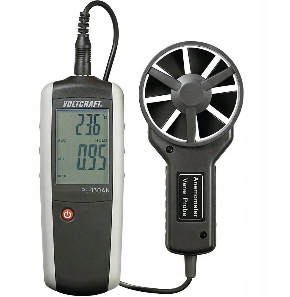Termoanemometr VOLTCRAFT PL-130 AN, 0.4 do 30 m/s, -10 do 60 C 123400