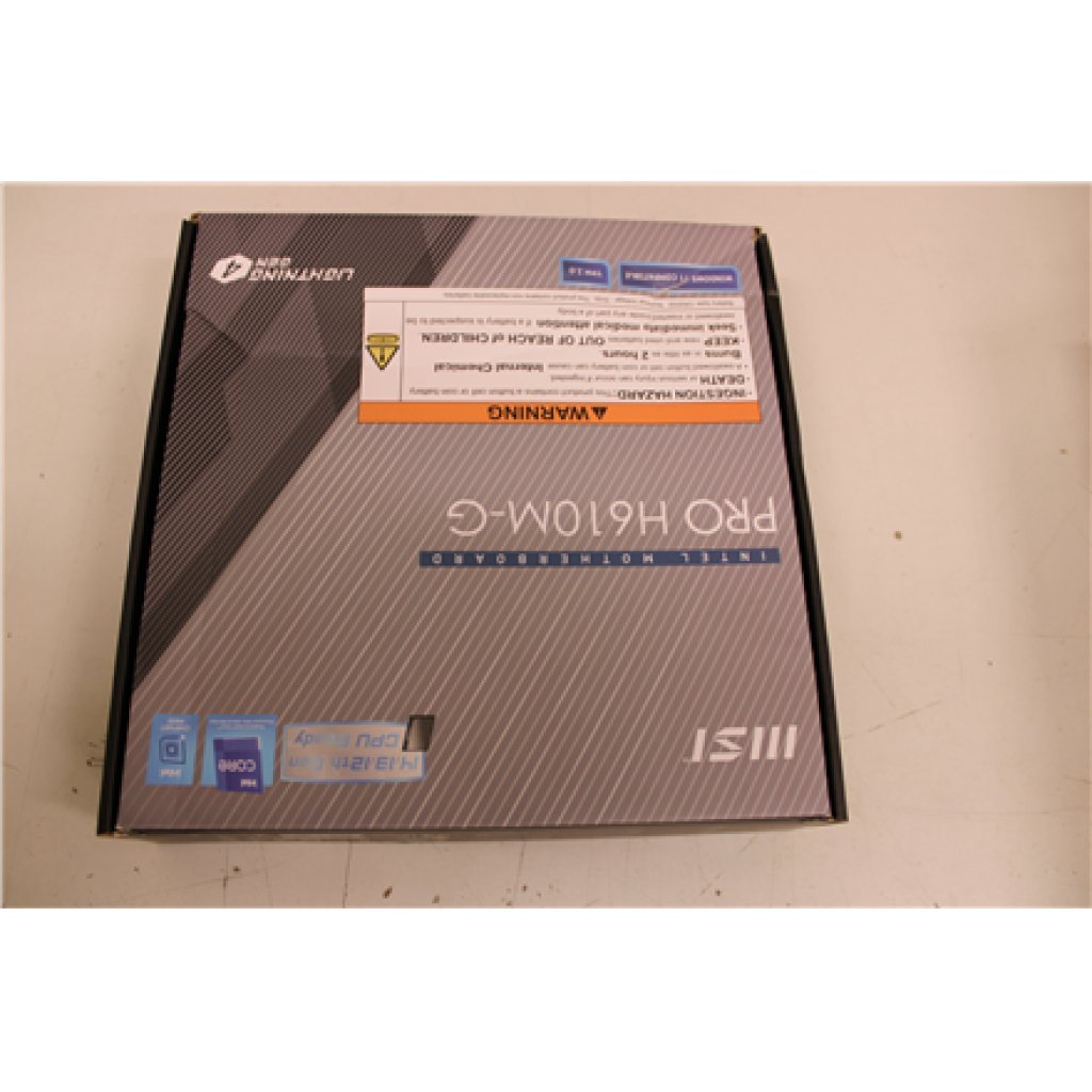 Płyta główna MSI PRO H610M-G | Processor family Intel | Processor socket LGA1700 | DDR5 | Supported hard disk drive interfaces SATA, M.2 | Number of S