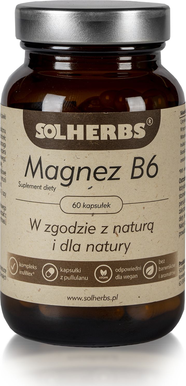SOLHERBS Magnez z witaminą B6 SOLHERBS