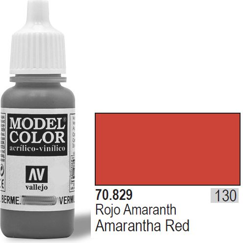 Vallejo Farba Nr130 Amaranth Red 17ml - 70829