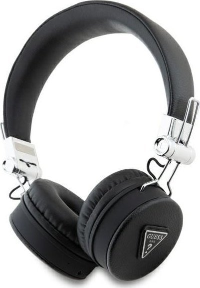 Słuchawki Guess Guess Bluetooth ENC GUBH70PGTSPSK on-ear headphones black/black Grained Classic Round Shape