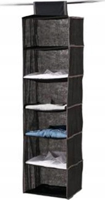 5five Organizer tekstylny do szafy, wiszący, 6 przegródek