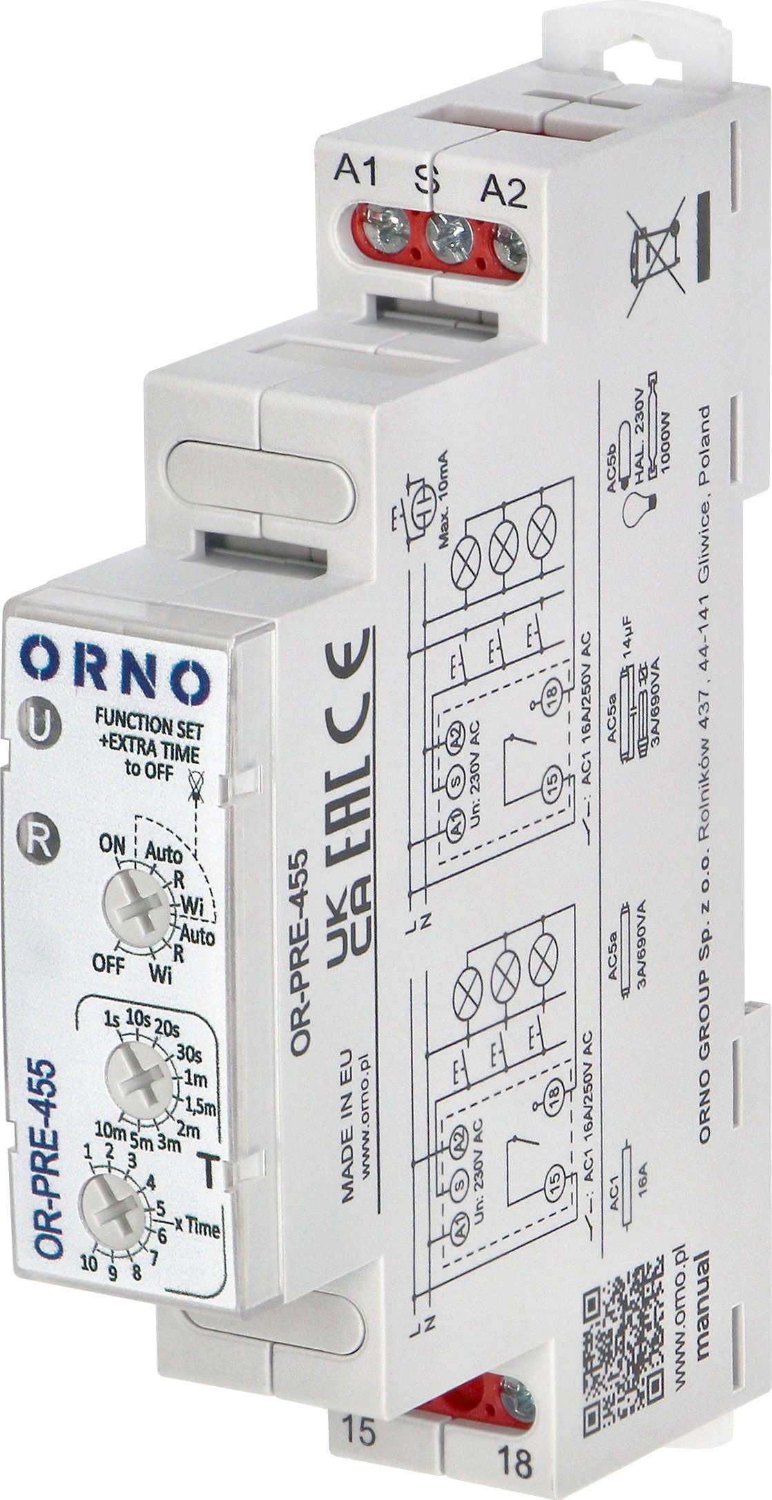 Orno Automat schodowy , 7 trybów pracy