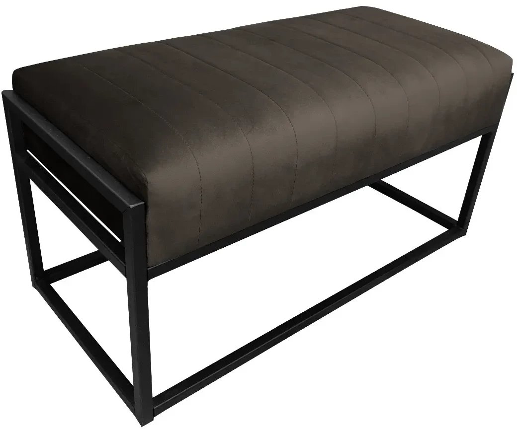 Ławka LILU MG VELVET brązowa ATOS