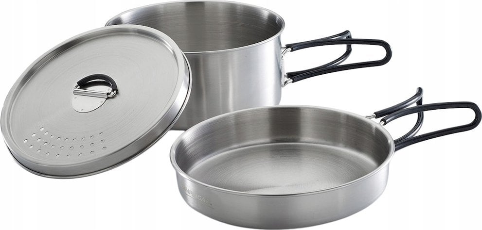 Coleman Zestaw naczyń turystycznych Stainless Steel Trekking Kit (053-L0000-2197185-365)