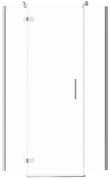 KABINA PRYSZNICOWA PIĘCIOKĄTNA CITY 90X90X195 LEWA SZKŁO TRANS.