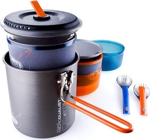 GSI Outdoors Zestaw naczyń turystycznych Halulite microdualist