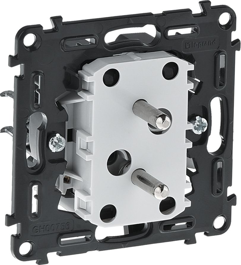 Legrand VALENA ALLURE Gniazdo podwójne 2X2P+Z z przesłonami 753095 - 753095