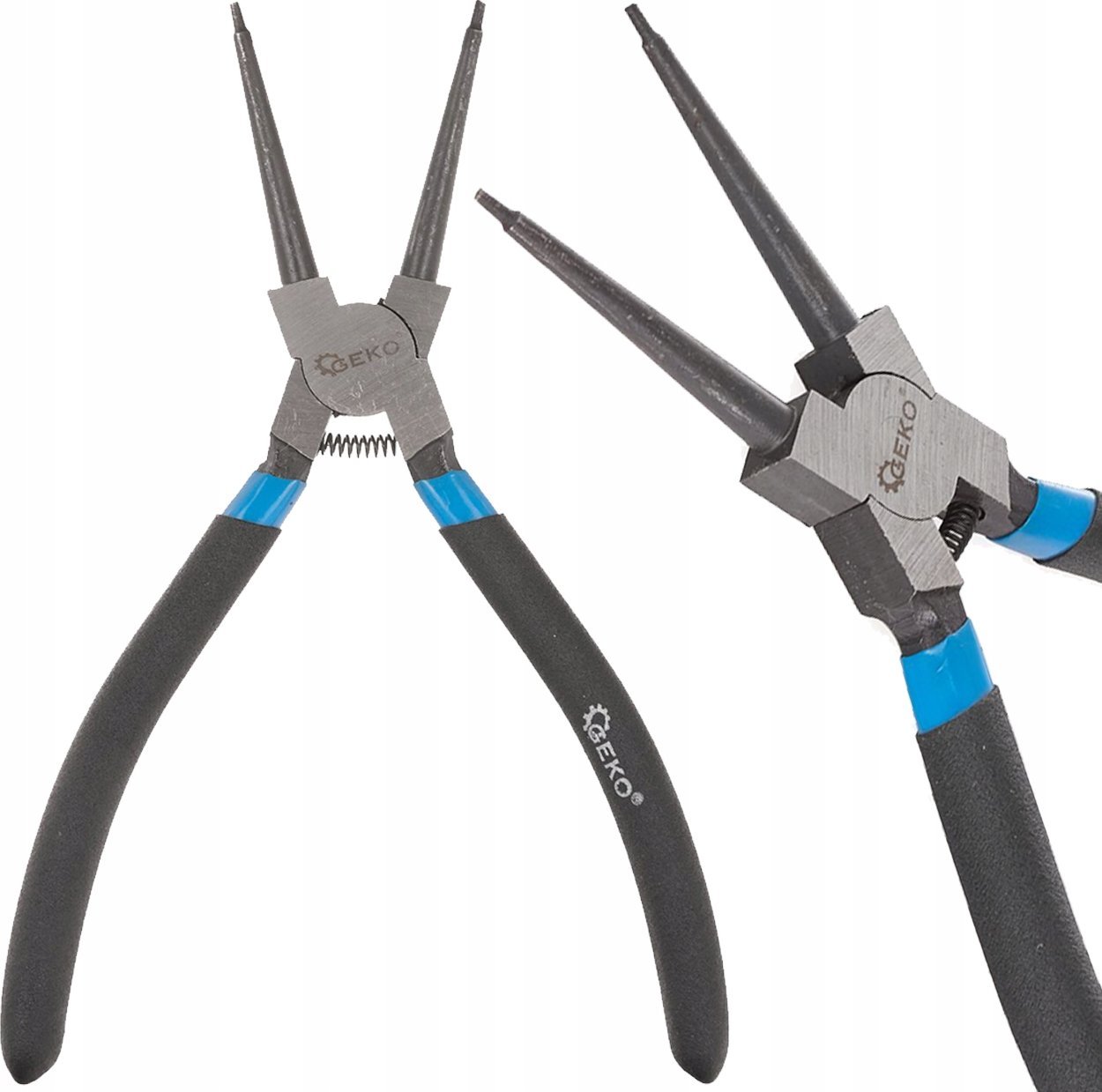 Geko Szczypce Seeger'a wewnętrzne proste 200mm/8" (15/90)