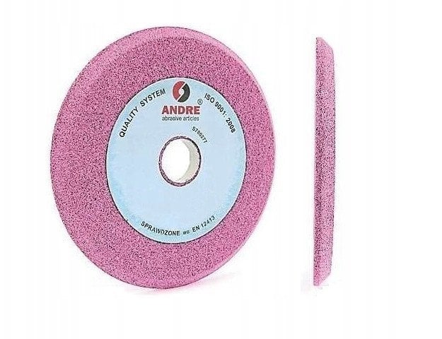 ANDRE PROFILED GRINDING WHEEL 200mm x 8mm x 32mm CRA60K7VE01-35 PINK "TYPE 1C"