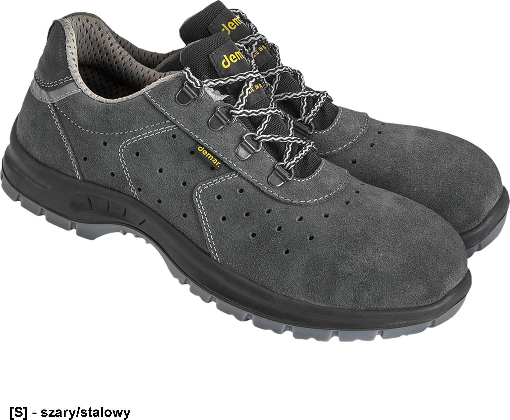 R.E.I.S. BDALTER-P-S1 - Półbuty bezpieczne welurowe ALTER 44