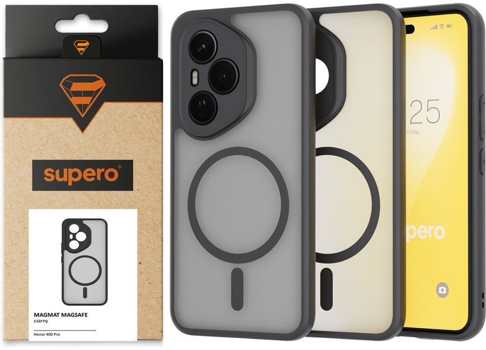 Etui do Honor 400 Pro Supero Magsafe, przezroczyste