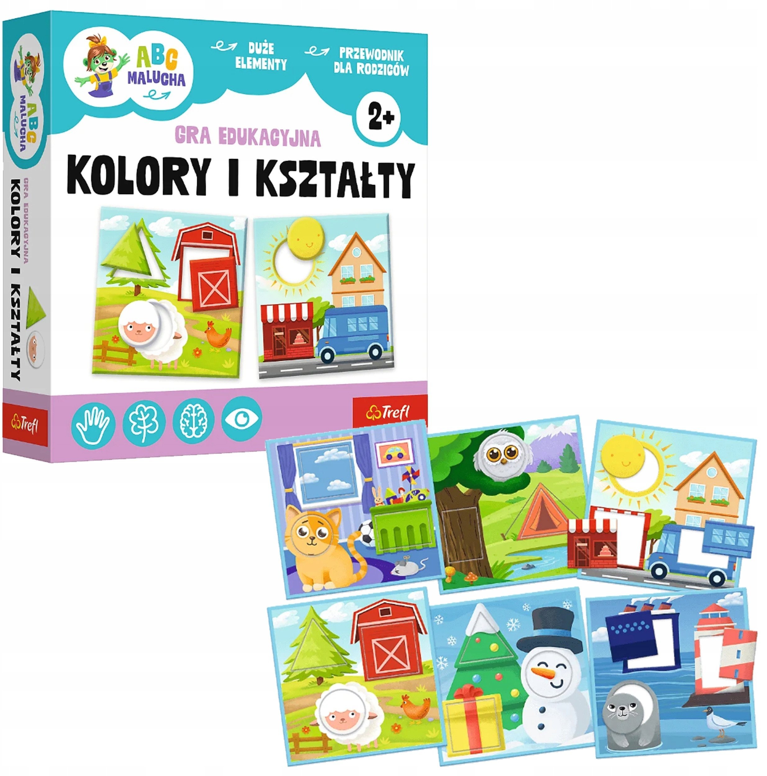 GRA EDUK KOLORY I KSZTALTY ABC MALUCHA 02904 PUD