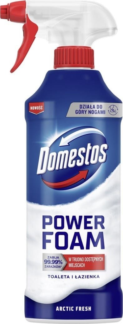 Unilever DOMESTOS Power Foam Piana do czyszczenia toalety Ocean 435 ml