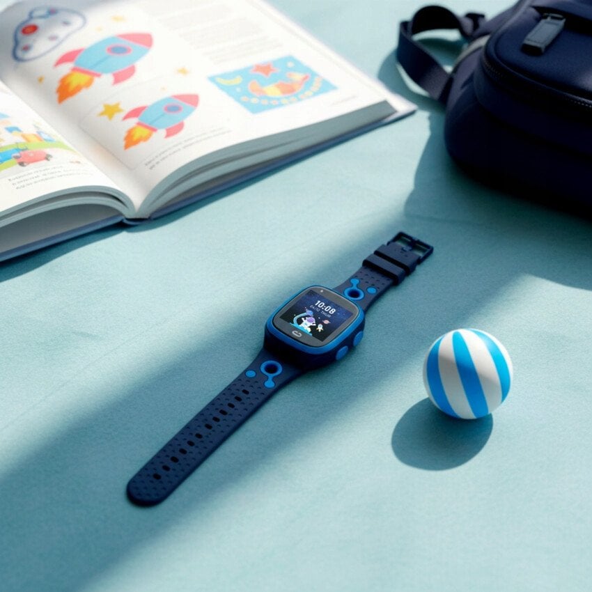 Canyon Kids Watch ZEFIR KW-49 E-SIM 4G GPS WiFi Video Music Games English learning, Blue