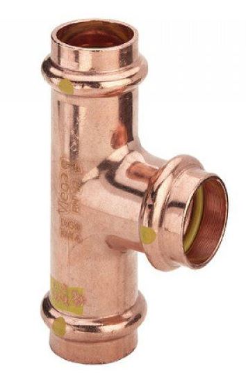 Viega Trójnik miedziany 22x22x22mm - 345952