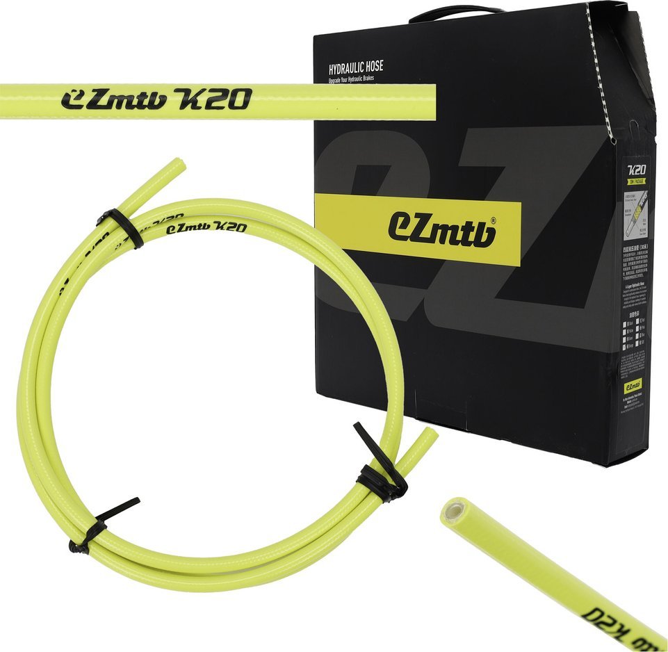 Przewód hamulcowy EZmtb K20, 4-warstwowy, żółty, 1 m
