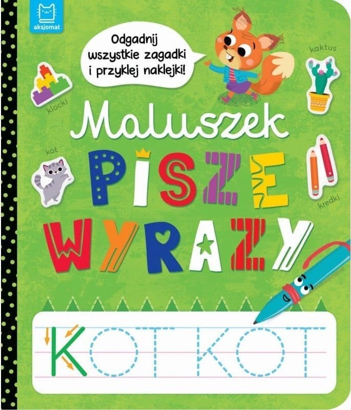 Maluszek pisze wyrazy