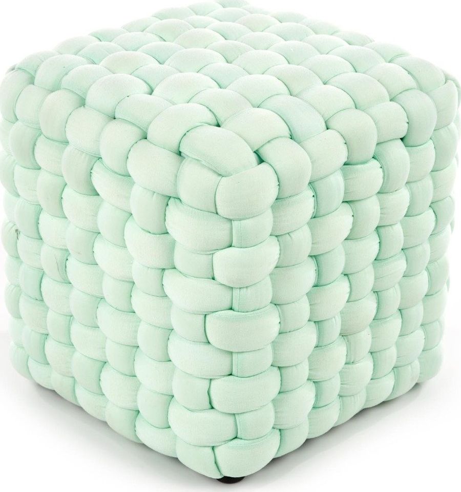 Halmar Pufa RUBIK jasnozielona