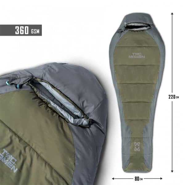 SLEEPING BAG 220X80-50 SYNTHETIC 0degC