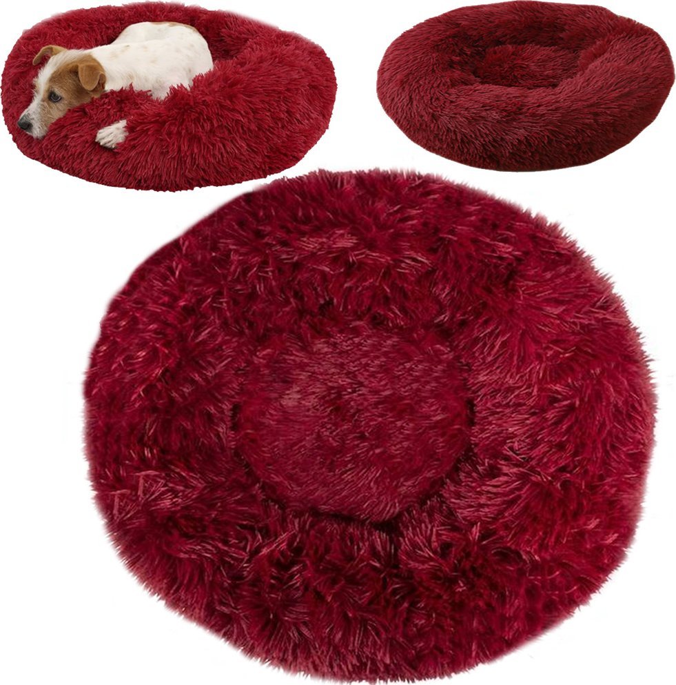 Przyjaciele Pluszowe legowisko kojec dla psa kota miękkie poduszka kanapa posłanie 50cm Pluszowe legowisko kojec dla psa kota miękkie poduszka kanapa