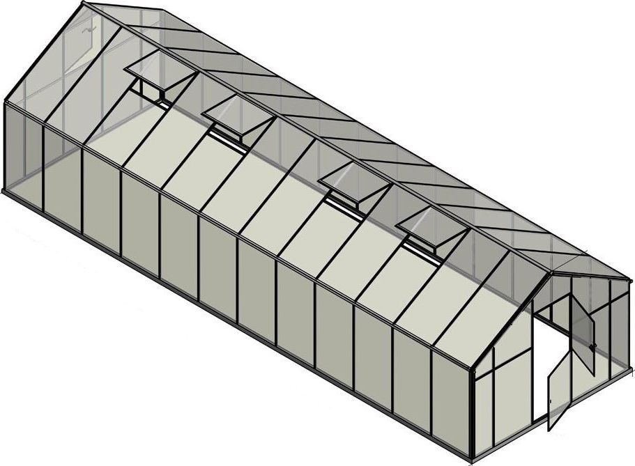 Emaga Szklarnia 850 cm x 290 cm x 225 cm (E-10203)