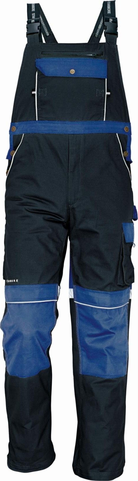 CERVA STANMORE - OGRODNICZKI Z ODBLASKOWYMI AKCESORIAMI - ciemnobrązowy 56